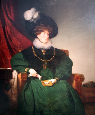 Portrait of Baroness Cecilie von Eskeles, born Itzig in Vienna by Friedrich von Amerling